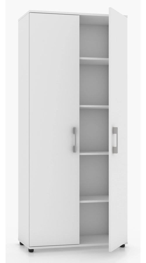 Szafa biurowa regał G 80 2d biała 80 cm, 5 półek